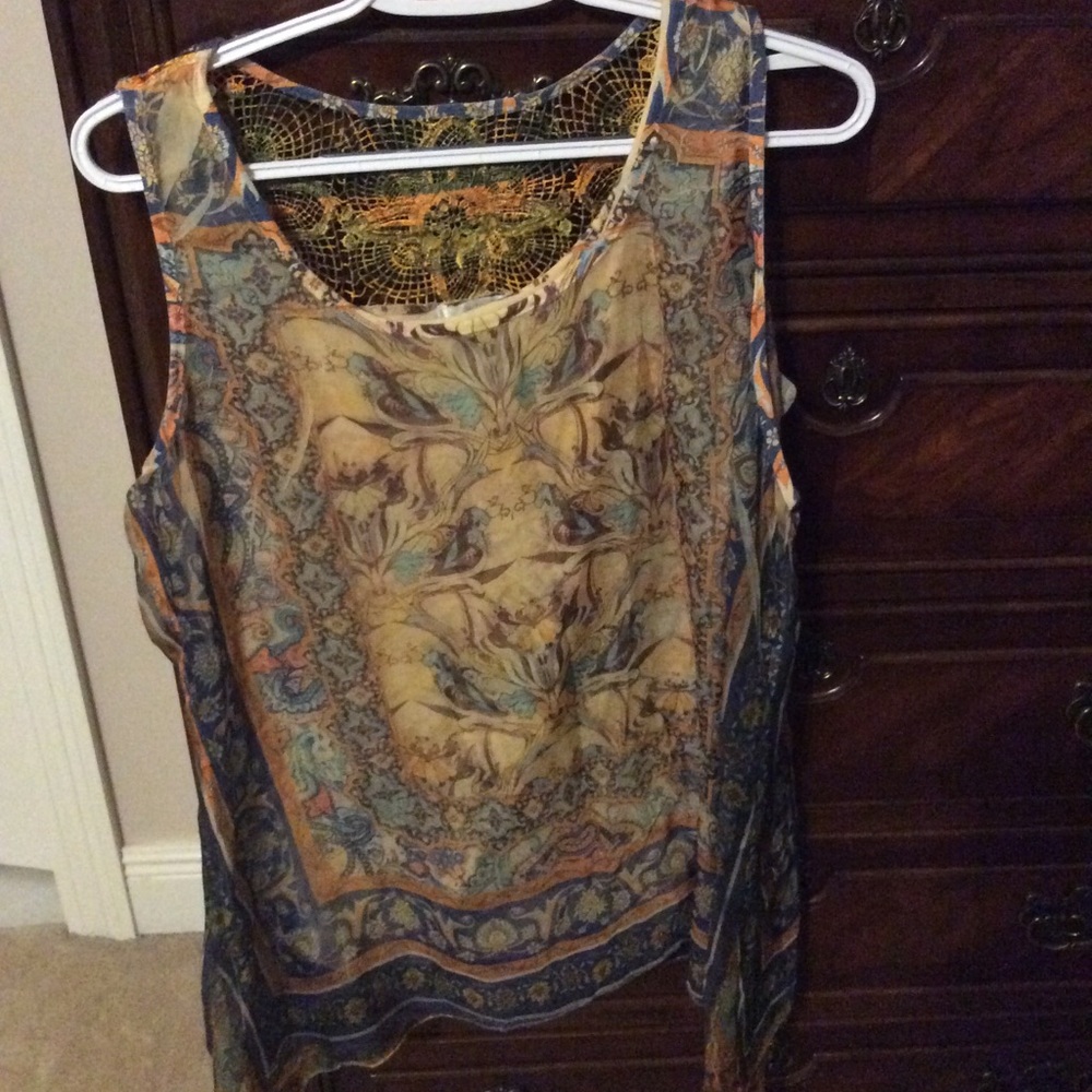 Beautiful Bohemian tunic top
